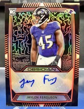 2019 Panini Obsidian - Rookie Autographs Jaylon Ferguson #RA-JFE Electric...
