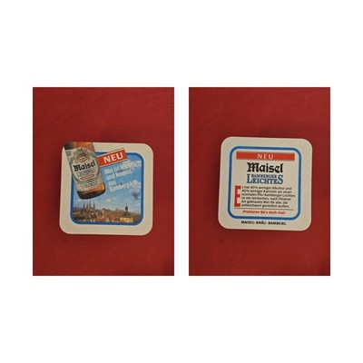 Maisel What is light and comes from Bamberg? brewery beer mat beer