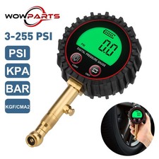 Accurate Digital Air Pressure Tire Gauge 3-255 Psi Lcd Screen For Truck Car Bike