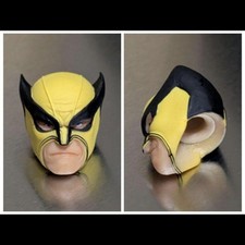 Mezco Toyz One 12 Wolverine Head X-Men Tiger Stripe Used, Fast Shipment