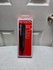 Revlon Essential Straight Quick & Smooth Flat Iron 1" Ceramic Plates Brand New B