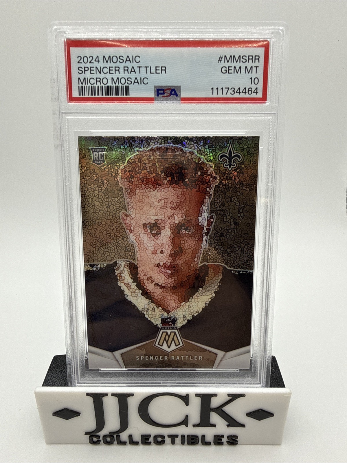 Spencer Rattler Panini Mosaic Micro Mosaic #MMSRR Base