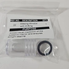 AQUASTRONG Sand Filter 2/3 HP SFPV121T Part: Viewing Window w/ O-Ring