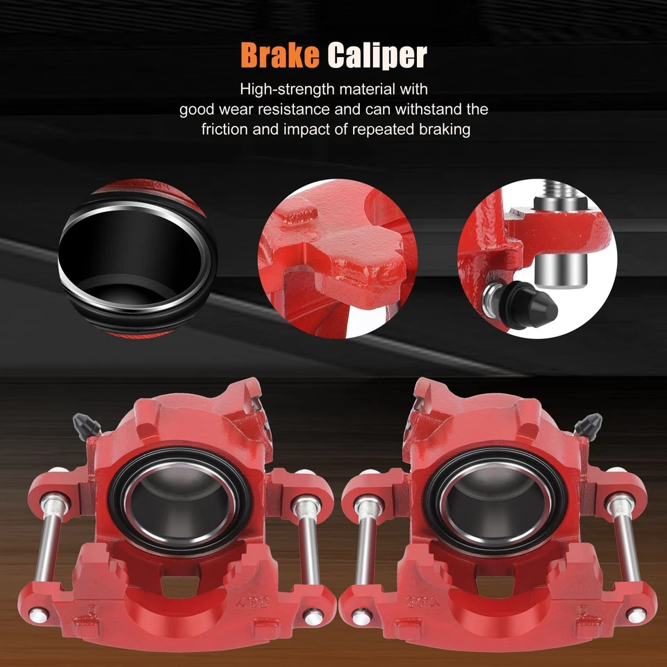 Pinzas de freno con par de montaje de soporte para Chevrolet S10 Blazer 1983-1997 delanteras Foto 4 de 4