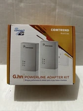 Comtrend Powerline Ethernet 2 Adapter Kit PG-9172 White, Open Box, New