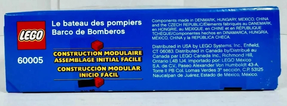 LEGO (60005) City: Fire Boat Rescue Racing Nuevo Sellado Retirado - Town Fireman Foto 4 de 4