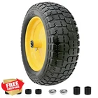 Nuphtun 14.5" Flat Free Wheelbarrow Tire 1 Pack