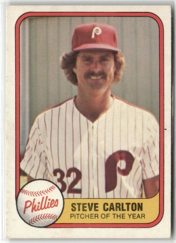 Fleer #6 1981 Steve Carlton Philadelphia Phillies - Imagen 1 de 2