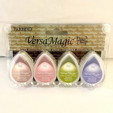 Tsukineko VersaMagic Dew Drop Ink Pads Made In Japan Chalk Ink - New In Package