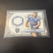 2023 Topps MLS Relic Card Cade Cowell San Jose Earthquakes #R-CC