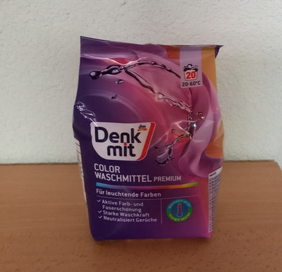 Denk mit Colorwaschmittel Pulver - 20 WL - 1,35 kg - neu