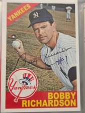 Custom BOBBY RICHARDSON Yankees In-Person Signed  AUTO