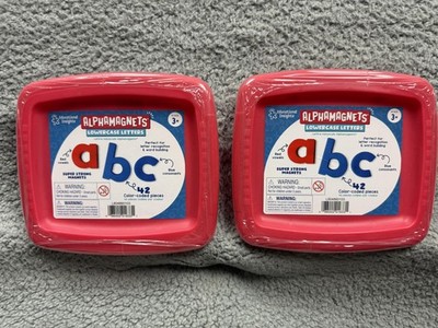 Educational Insights Alphamagnets Lowercase Letters Lot of 2 x 42pc New Sealed