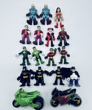 Imaginext DC Super Friends Robin Batman Joker Mr. Freeze Lot Of 15 Figures