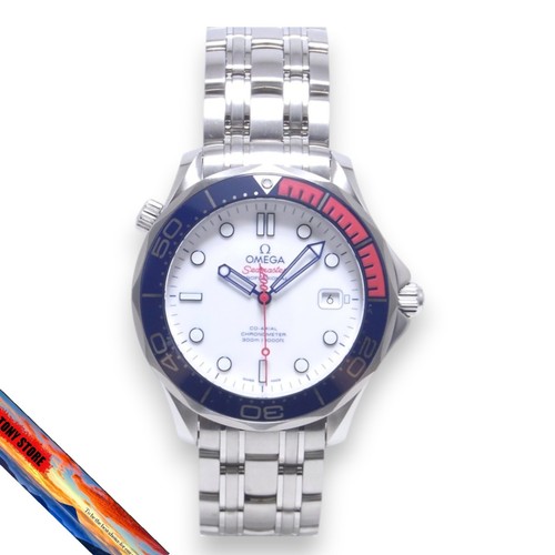 Omega Seamaster Diver 300M 007 Commander 212.32.41.20.04.001 Stainless Steel Au