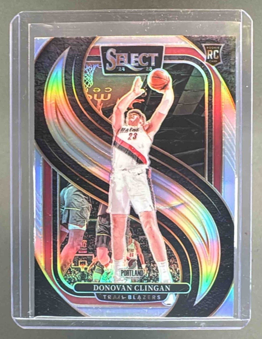 Donovan Clingan 2024 Panini Select #199 Silver Prizm Premier Rookie RC