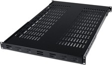 StarTech.com 1U Adjustable Vented Server Rack Mount Shelf -175lbs - 19.5 to 38in