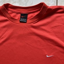 Vintage 90s Nike Alpha Project T Shirt Orange White Swoosh Made In USA Men’s XL