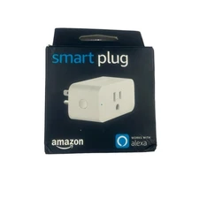 Amazon Smart Plug Outlet Compact White Wireless Alexa Voice Control Smart Home