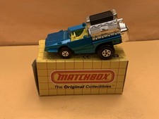 Matchbox Superfast No. 42 Tyre Fryer Metallic Blue Body With Storage Box