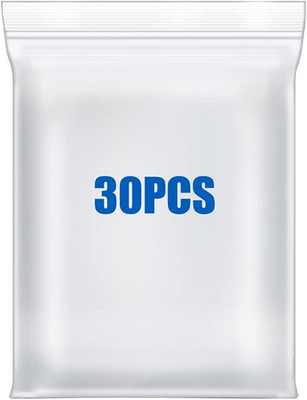 Large Clear Reclosable Zip Lock Bags 12x18'' - 30 Pack for Clothing & Storage