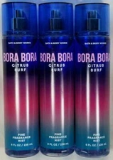 Bath & Body Works Bora Bora Citrus Surf Fine Fragrance Mist Set of 3