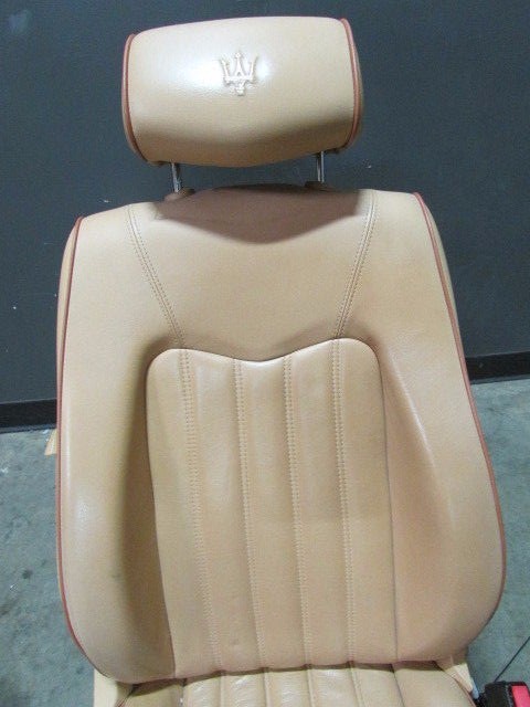 Maserati Quattroporte, RH, Right Front Seat, Beige w/ Brown Piping, Used