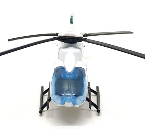 Majorette Helicopter Eurocopter EC145 - Dubai Police White / Green Size 5" - Picture 2 of 6