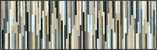 wash+dry Mikado Stripes nature waschbare Fußmatte - Bild 2 von 3