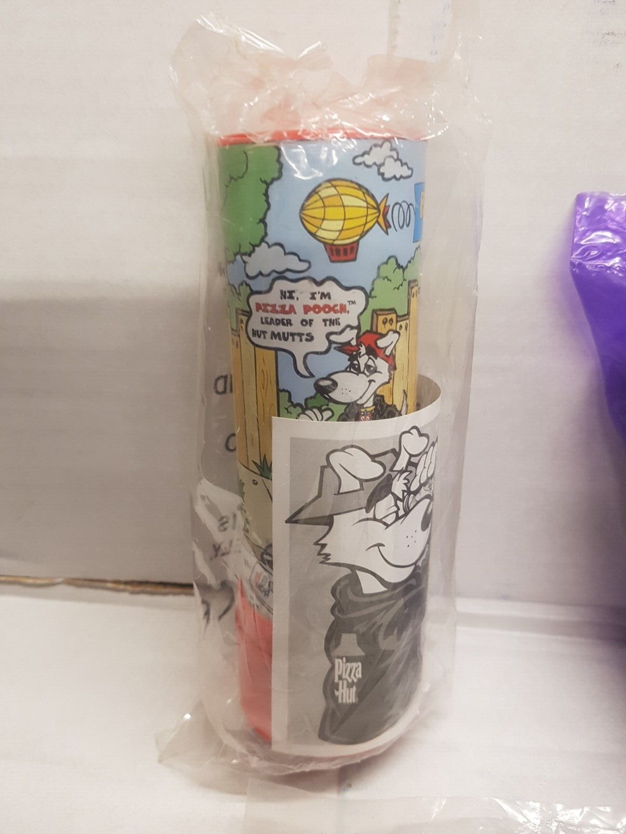 Pizza Hut Toys The Evil Cat ,bone Buggy x2 Pizza Pooch Kaleidoscopic