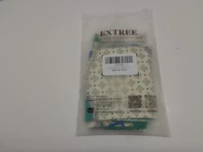 Extree Satin Scarf Mulberry Silk Printed Head Wrap Hair Band 7" x 59" New