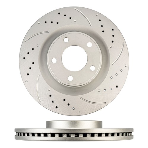 Front Disc Brake Rotors And Ceramic Brakes Pads For Ford Edge 2007-2014 MKX - Foto 10 di 14