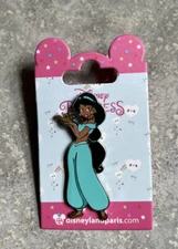 New Disney DLP DLRP Disneyland Paris Aladdin Lamp Princess Jasmine Pin