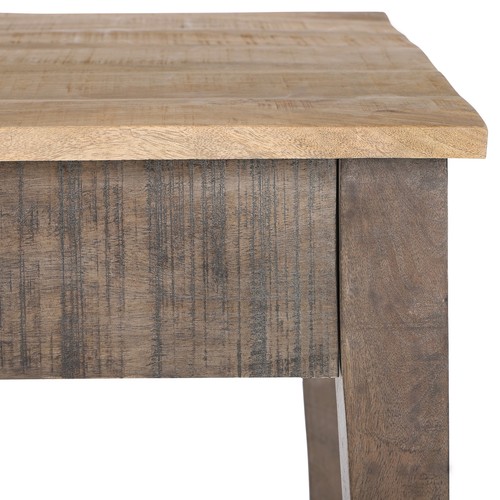 WOMO-DESIGN Mesa centro salón madera maciza mesita auxiliar Sao Paulo 117x70 cm - Imagen 3 de 6