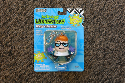RARE Cartoon Network Dexters Laboratory Talking Keychain ~~~ SEALED ~~~