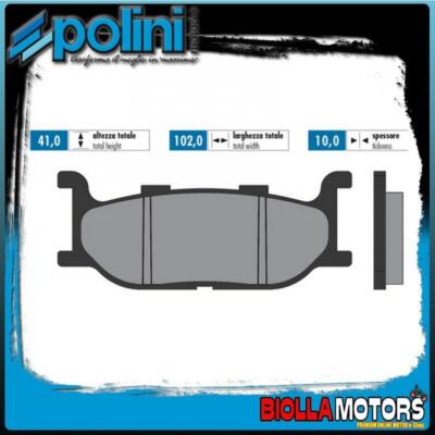 174.2057 BREMSBELÄGE POLINI VORNE YAMAHA XV Bolt 950CC 2014- GESINTERT