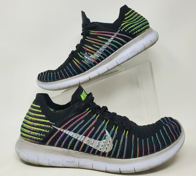 Nike Free RN Flyknit Size 10.5 Multicolor | eBay