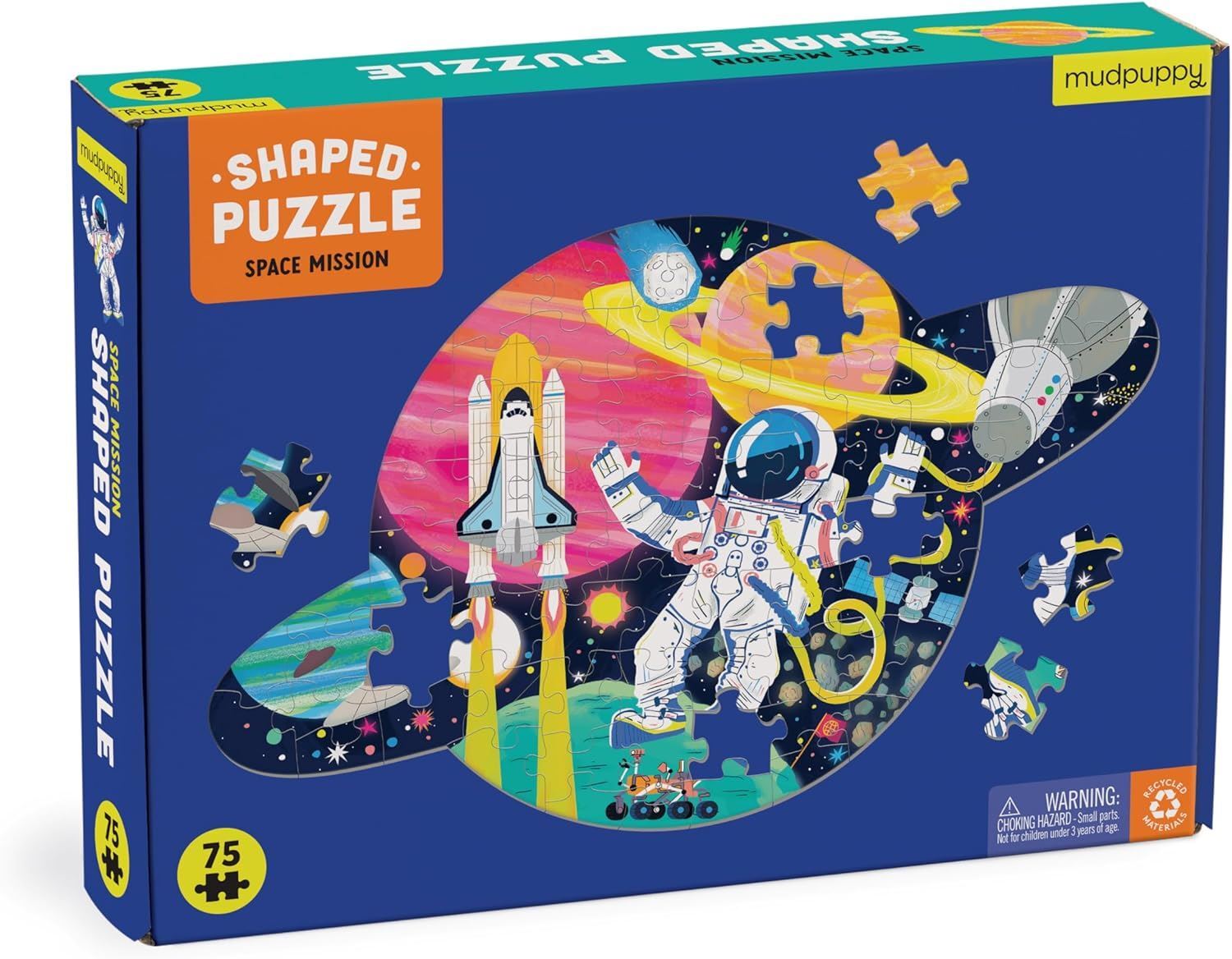 Galison Mudpuppy 9780735376502 Space Mission Jigsaw Puzzle, Multicoloured