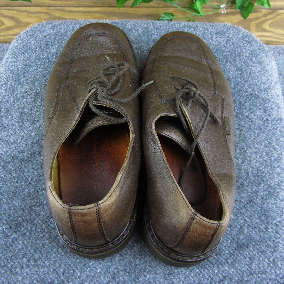 Mephisto Men Derby Oxfords Shoes Brown Leather Lace Up Size 9.5‎ Medium Mephisto Men Derby Oxfords Shoes Brown Leather Lace Up Size  main image 3