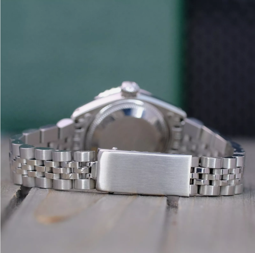 Rolex Datejust Ladies Steel Grey Meteorite Genuine Diamond Dial Watch 26mm - Picture 7 of 19