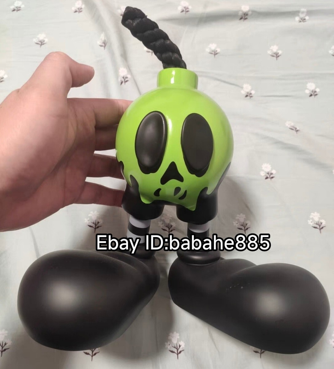 MIGHTY JAXX X Friendly Fire Mickey Black&Green Bomber Vinyl Figure