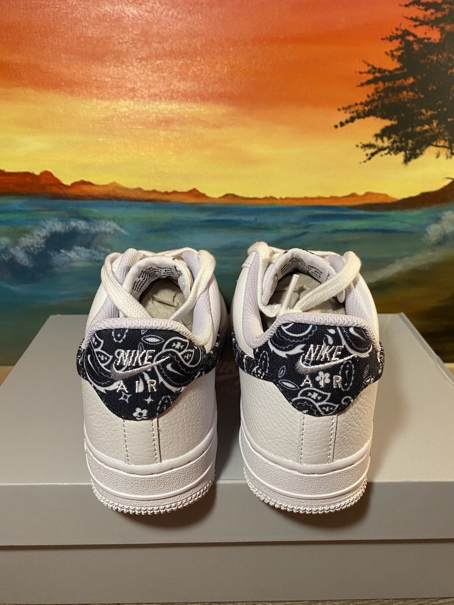 Nike Air Force 1 '07 Essentials Black Paisley W {DH4406-101} WMNS