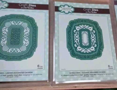 2 Noble Collection Bastelstanzen von Sue Wilson 2 Neu (EM)