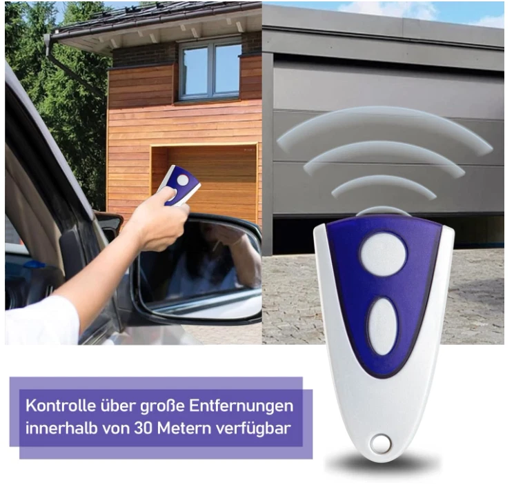 1 Stück Ersatz Handsender für Novoferm NOVOTRON 502 MAX43-2 512 MIX43- - Bild 4 von 4