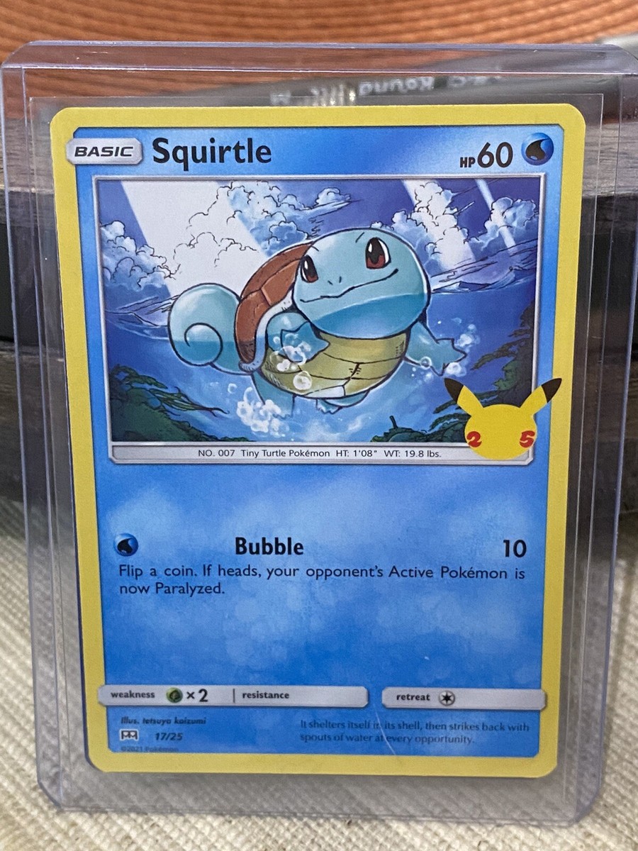 Squirtle 17/25 - McDonalds Pokémon TCG 25th Anniversary
