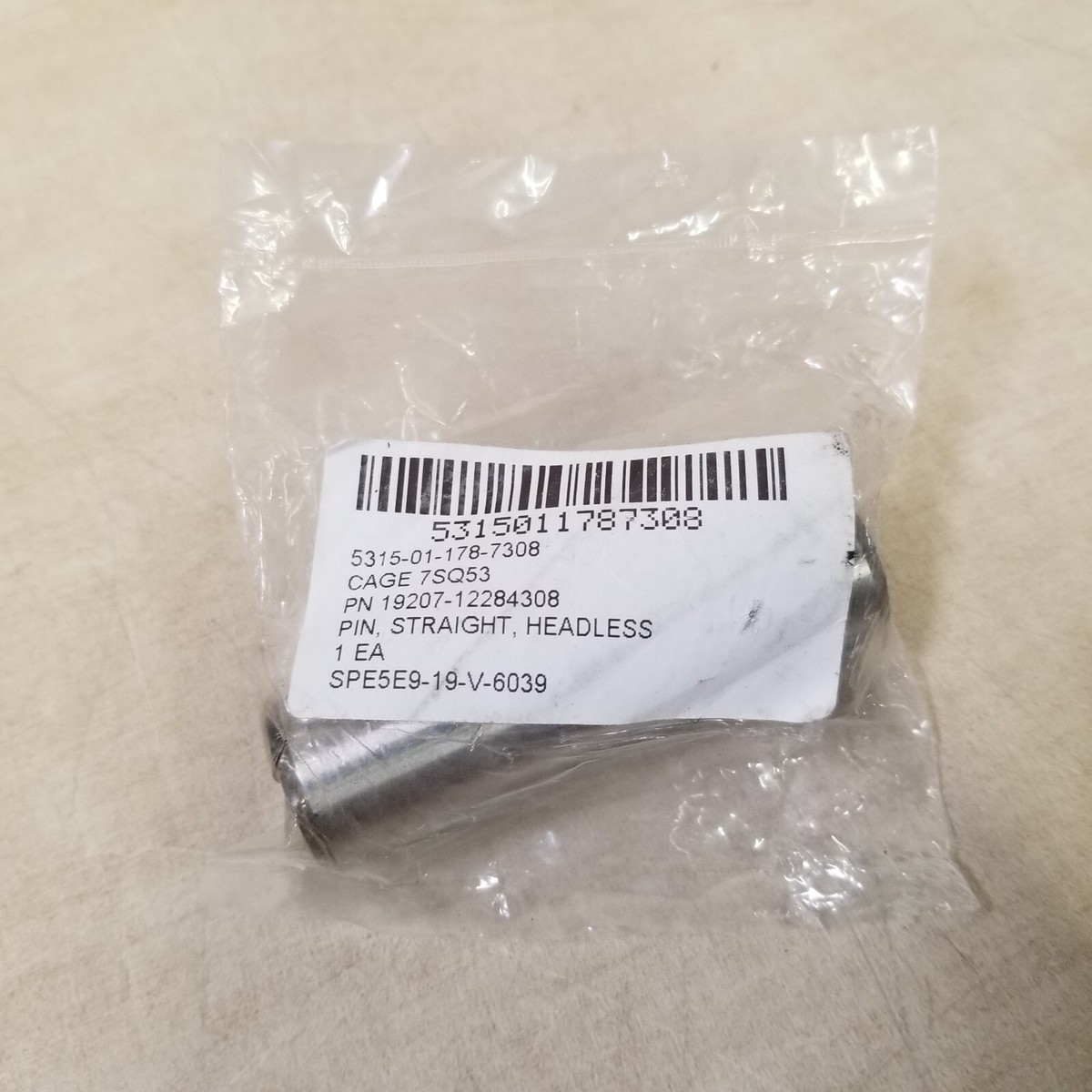 Straight Pin Headless 5315-01-178-7308 12284308 | eBay