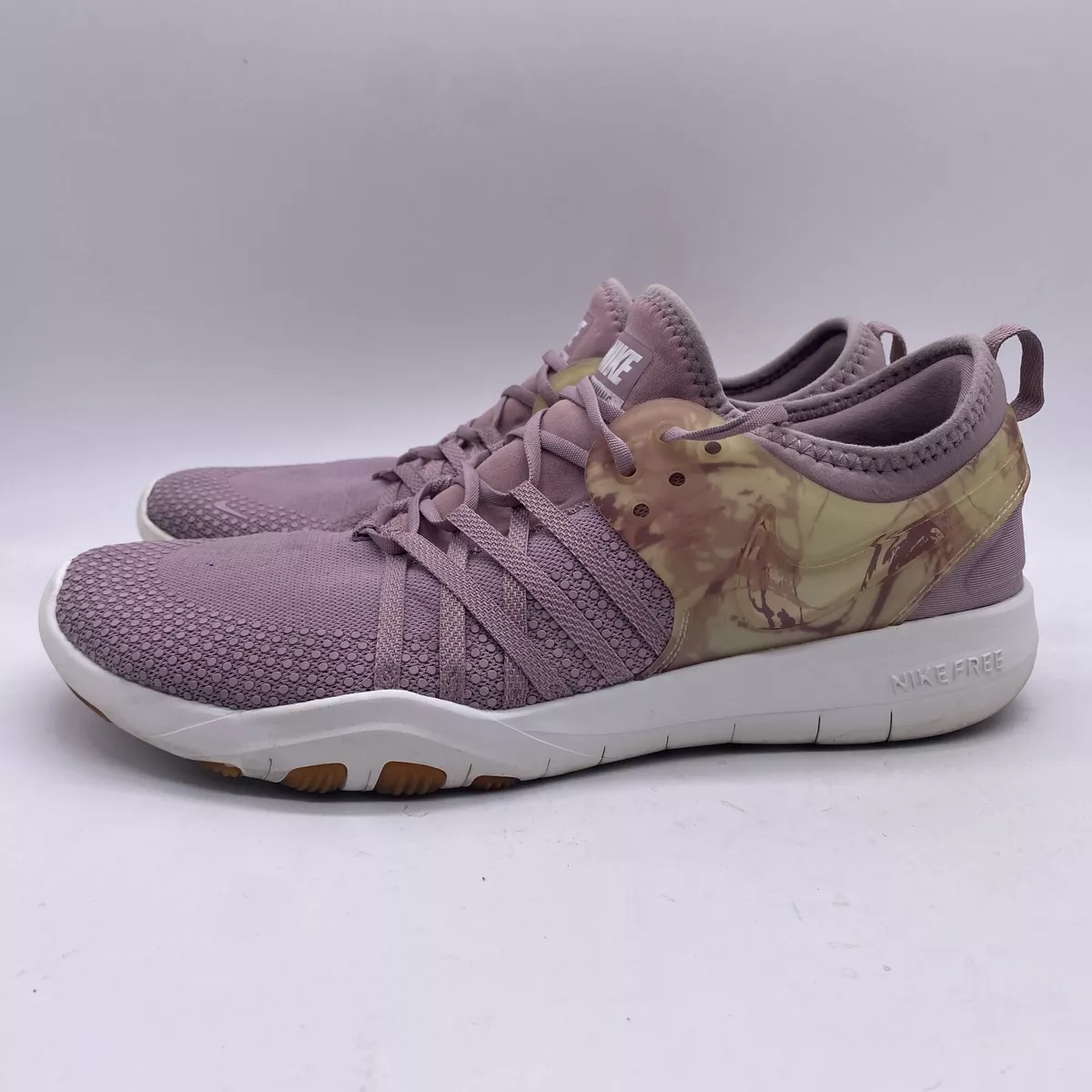 Nike Free TR 7 Women Size 9 Plum Fog Athletic Shoes Sneakers Lace Up Low Top