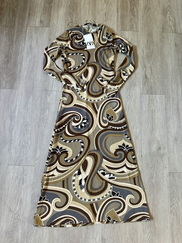 Maxi abito in maglia manica lunga Zara Nordi Babe nuovo con etichetta taglia S - Foto 5 di 8