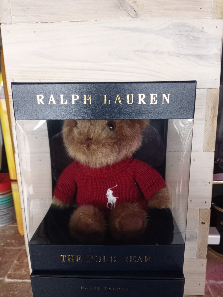 2020 Ralph Lauren Polo Teddy Bear With Blue Sweater for sale