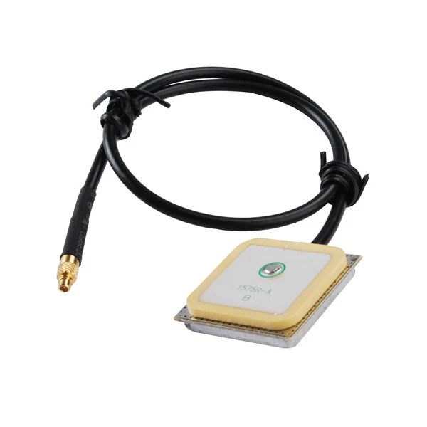 Mini Antena Interna GPS con Enchufe MMCX Macho 50ohm RG174 27x27x6.2mm Para Falcom Foto 3 de 3
